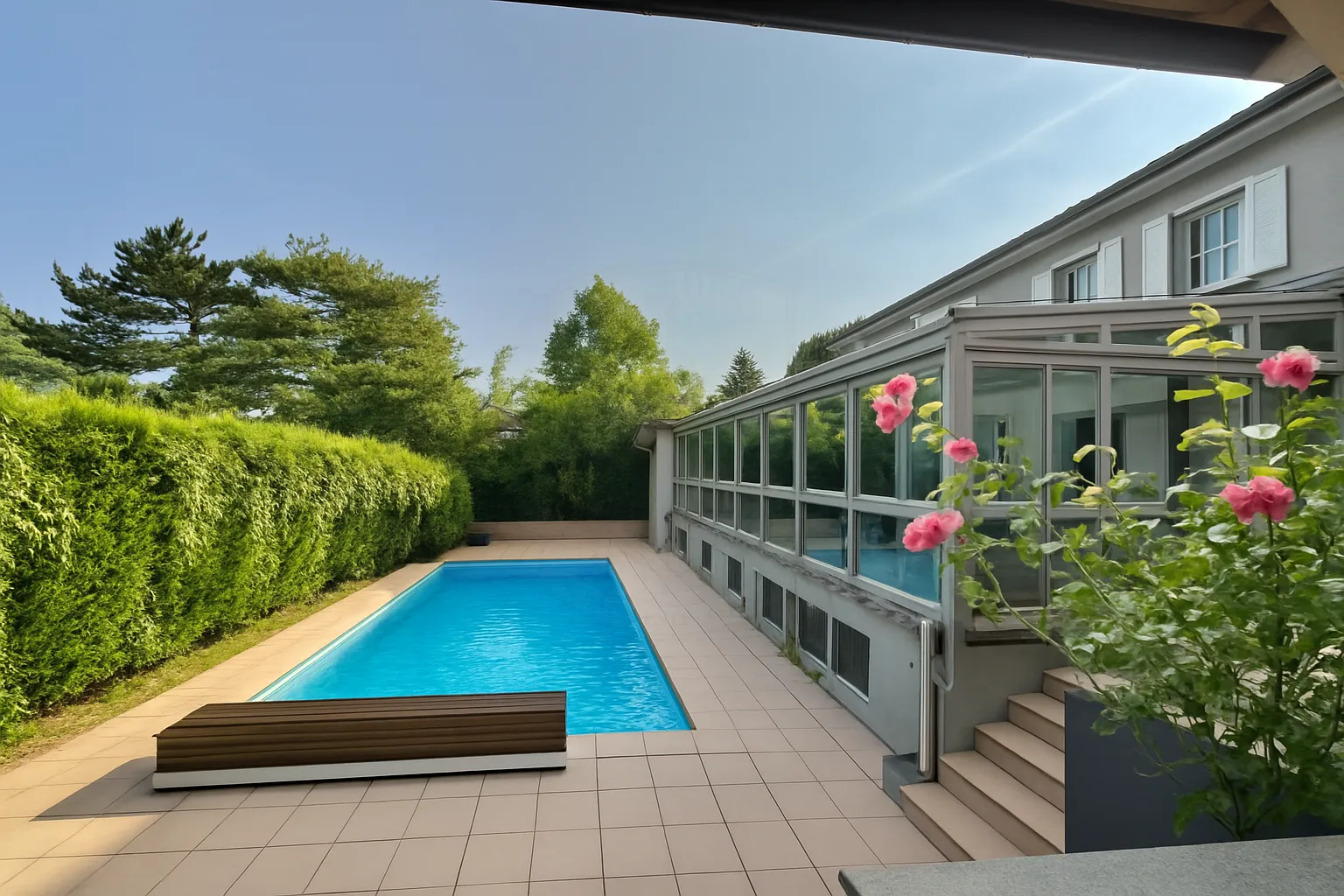 Beautiful house with 380 m² of floor space, furnished, for rent in Collonge-Bellerive. - Property photo 1