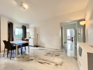 Beautiful furnished 70 m2 habitable flat for rent in the centre of Montreux.