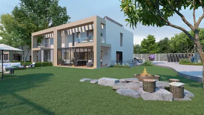 Beautiful adjoining house situated in Grand-Saconnex .